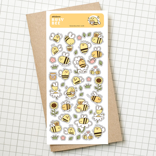 Busy Bee - Sticker Sheet