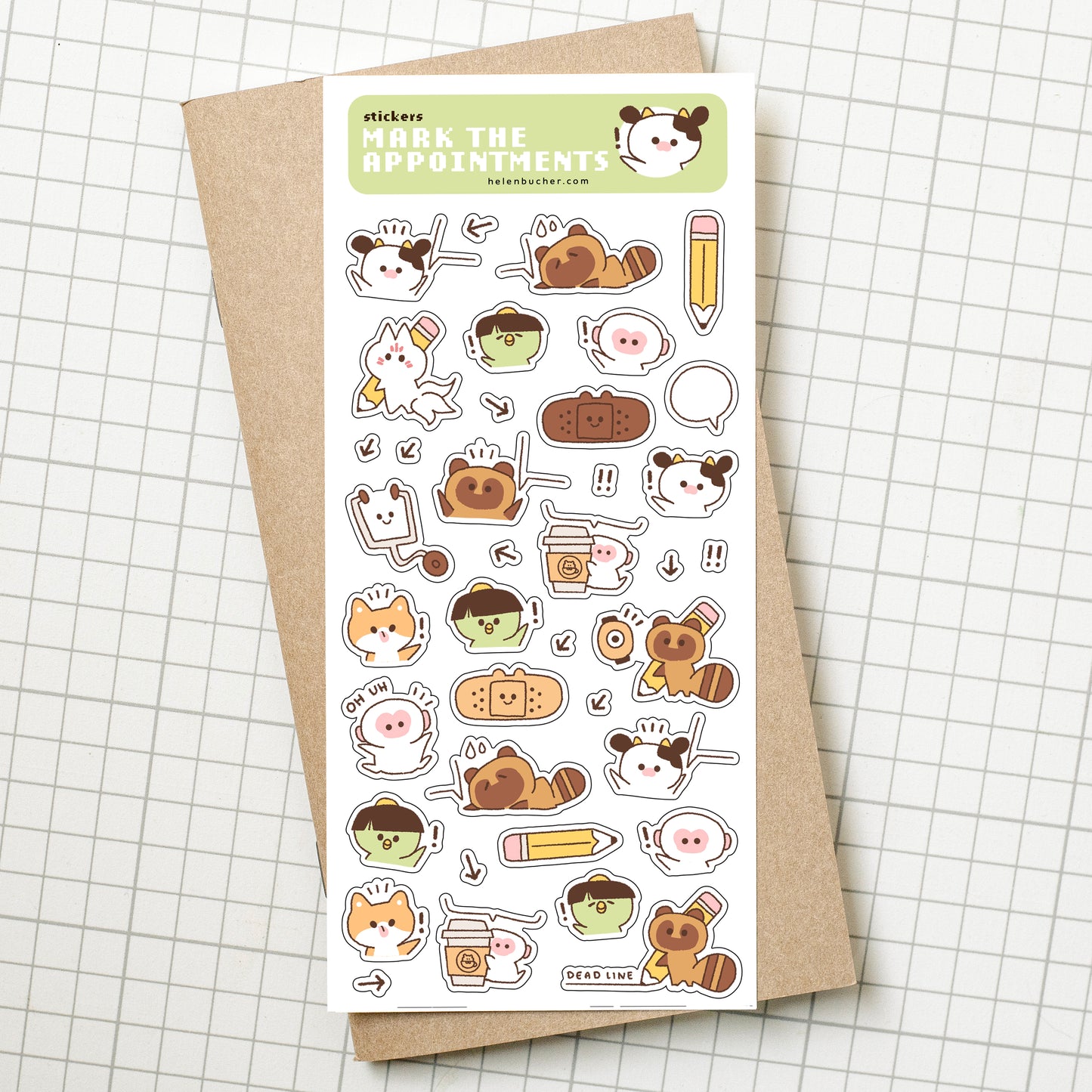 Mark The Appointments - Sticker Sheet
